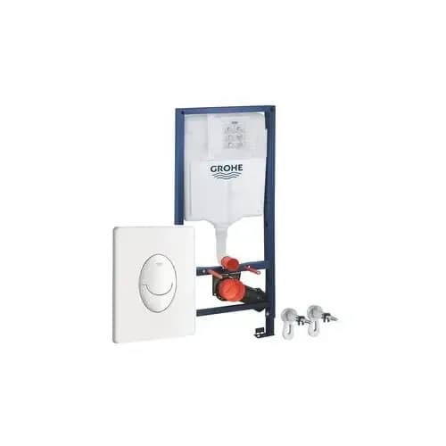 GROHE ugradni vodokotlić sa BIJELOM TIPKOM 38722001
